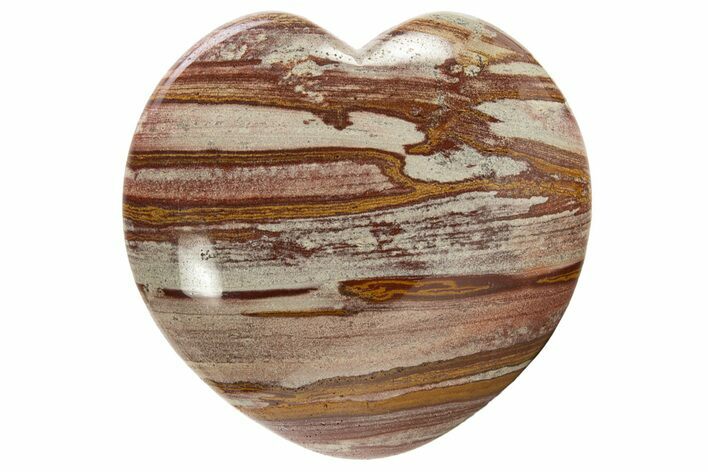 Polished Picture Stone Heart - Arizona #329332